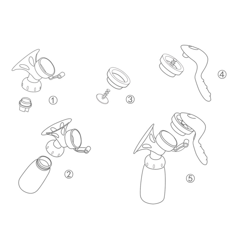 150ml Bottle Breast Suction